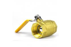 China 1 Inch Brass Ball Valve Threaded With Lock 10 Year Warranty supplier