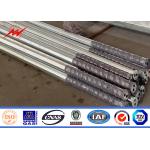 138kv Electrical Supplies Transmission Line Steel Round Power Pole With 355 Mpa Strength for sale