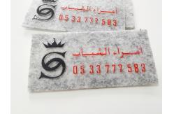 China Glossy 3d Silicone Heat Transfer Label Printed On Velvet Cloth For Hat supplier