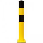 1200mm Heavy Duty Steel Bollards 1600mm Yellow Safety Bollards for sale
