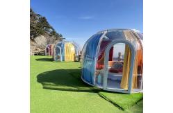 China PC Clear Igloo Bubble Tents Connectable Transparent Dome House supplier