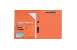 China Waterproof Document Leather Business Portfolio Washable Multiscene Custom Logo supplier