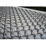 Hotel Ceiling Metal Coil Drapery , Customized Flame Resistant Fireplace Mesh Curtain for sale