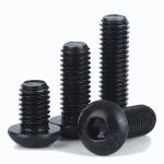 ISO 7380 GB70.2 Carbon Steel Black Oxide Hex Socket Button Head Screw Hexagon Socket Button Head Screws for sale