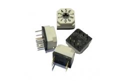 China Customized DIP Digital Code Rotary Switch 10x10mm 6Pin 16 Position supplier