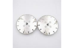 China 125mm Electroplated Reinforced Diamond Cutting Blade M14 Thread 5 Inch With Protection supplier