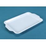 Odorless Melamine 16.75 Food Serving Tray With Handle