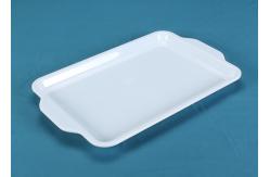 China Odorless Melamine 16.75 Food Serving Tray With Handle supplier