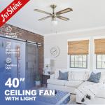 Comfortable Air Cooling Ceiling Fan with 110V Input Voltage and Traditional Style for sale