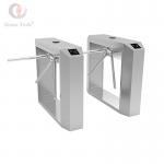 304 Stainless Steel Vertical Tripod Half Height Turnstile Gate IP54 for sale