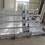 Galvanized Steel Broiler Baby Chick Cage Material Feeding for sale