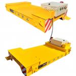 Trackless Electric Railroad Track Cars 2 Ton Load Capacity 1200mm Wheelbase for sale