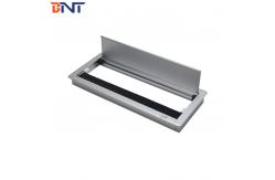 China Brushed Cover Desk Mounted Power Sockets supplier