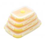 350ml 500ml 800ml 1200ml Reusable Silicone Picnic Box