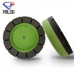 Hand-held glass edge grinding machine green sectional grinding wheel for sale