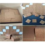 Static Glass Cork Isolation Pads Traceless Spacer With Non Marking for sale