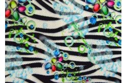 China Tear - Resistant Patterned Polyester Fabric Non Harmful Dust And Waste Created supplier