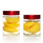 Heat Resistance Round 45ml  5Oz 6Oz 8Oz Hermetic Glass Storage Jar Food Storage With Tinplate Lid for sale
