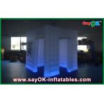 Inflatable Photo Booth Rental Digital Portable Inflatable Photo Booth , 2 Doors Big Photo Booth Shell for sale