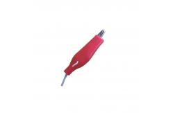 China Customize Length Electrode Cable , DIN 2 Plug Active Eeg Electrodes With Red Cover supplier