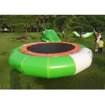 0.9mm PVC Inflatable Water Boucer, Trampoline With Slide, inflatable Trampoline