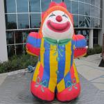 Funny Large Outdoor 15FT Advertising Inflatables Clown Cartoon For Promotion for sale