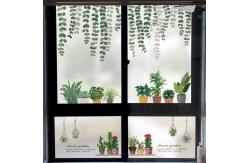 China Customization Electrostatic Window Stickers 0.01mm Glass Decoration Sticker supplier
