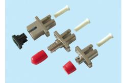 China UPC APC ST - LC Conversion optical fiber adapter with Ceramic Sleeve supplier