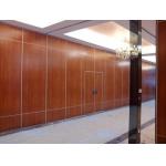 Office Sound Proof Partition Wall , Melamine Surface Sliding Folding Acoustic Room Dividers for sale