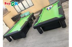 China Inflatable Bowling Game 0.9mm PVC Air Sealed Inflatable Pool Table With Stand supplier