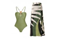 China Swimming Pool Three Piece Swimwear for Summer Season in Nylon supplier