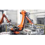 Robot Manipulator Palletizer KUKA KR120 R3100 Industrial Robot Arm With Customized Gripper