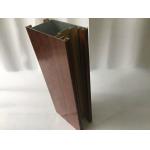 T Slot Wood Finish Extruded Aluminum Profiles For Windows And Doors for sale