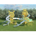 Plastic 300kg Childrens Slide And Climbing Frame Outdoor Amusement Center for sale