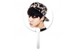 China Custom Lenticular Animation KPOP Flip 3d Hand Fan supplier