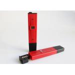 Red Water PH Level Meter Auto Temperature Compensation Acidity Pen for sale