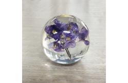 China Acrylic Flower Paperweight  Logo Customized For Decoration supplier
