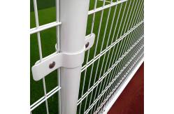 China Steel Anti-Climb Security Fence 656 Double Horizontal Wires Safety Fence supplier