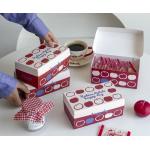 Custom Printed Folding Paper Boxes For Snacks Treats And Festive Packaging for sale