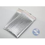 Tear Proof Silver Metallic Bubble Mailers Self Adhensive Seal For Protective Packaging for sale