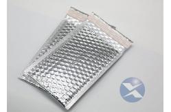 China Tear Proof Silver Metallic Bubble Mailers Self Adhensive Seal For Protective Packaging supplier