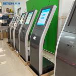 Smart Queue Management Kiosk Digital Signage 17 Inch Stand LED Display for sale
