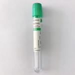 Disposable Glass Green Top vacuum blood colletion tube  1ml 2ml 3ml 4ml For Biochemistry Tests for sale