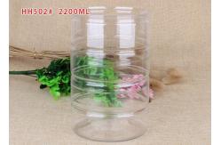 China 2200 ml Aluminum Lid PET Beverage Plastic Ring Pull Can For Snack supplier