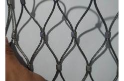 China High Strength Flexible Rope Mesh Fatigue Resistance Stainless Steel Ferrule Mesh supplier