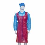 Lint Free Disposable PE Apron No Sleeves Plastic Wearing For Kitchen Food Industry for sale