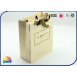 4C Matte Laminated Kraft Paper Gift Bag Recyclable With Custom Logo for sale