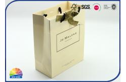 China 4C Matte Laminated Kraft Paper Gift Bag Recyclable With Custom Logo supplier