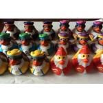 Indoor Christmas Decorations Weighted Rubber Ducks Bath Toy 5cm Length for sale