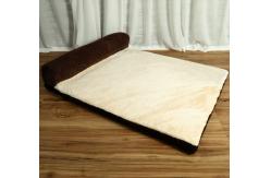 China Plush Suede Comfy Couch Best Big Dog Beds With Removable Washable Cover supplier